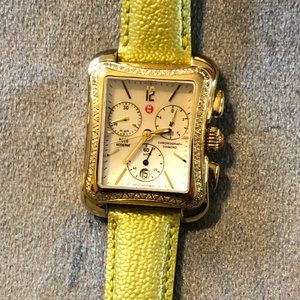 COPY - Michele Deco Diamond Gold Watch